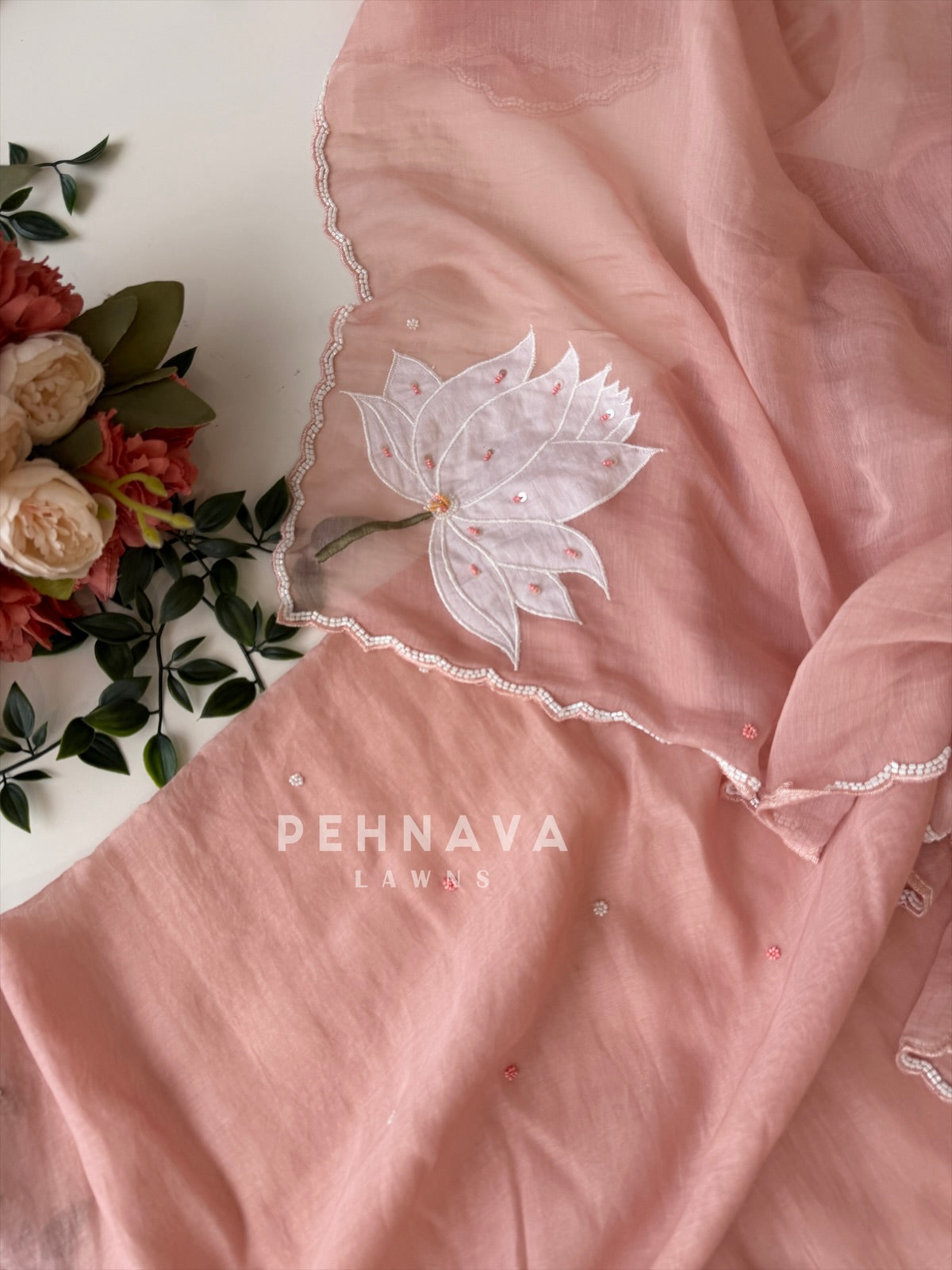 Chanderi Embroidered Unstitched Suit SS 1567