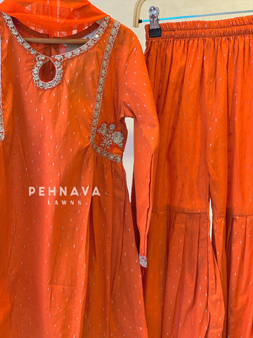 Kids sharara party wear -ready to wear