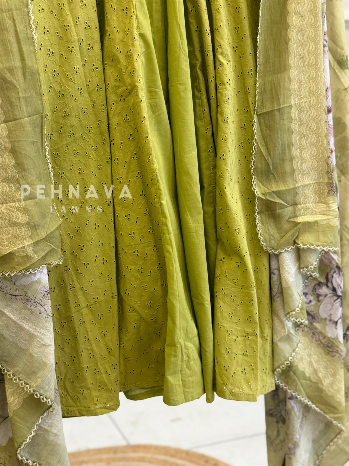 Front Panel Printed Suit Set
