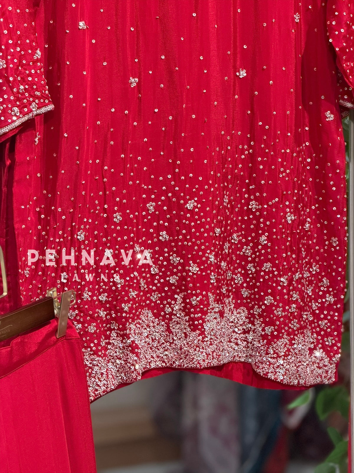 Premium Sequins Sharara Suit