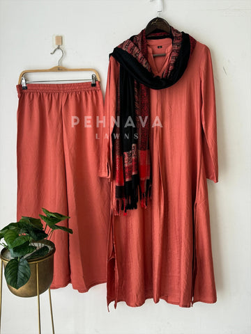 Pashmina Dupatta Suit Set-19746 - Pehnava Lawns
