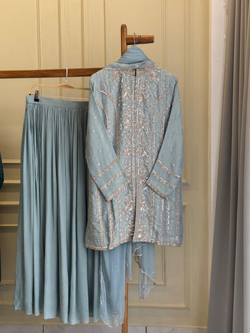 Heavily Handworked Partywear Suit