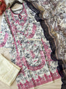 Floral Embroidered Lawn Suit-4004
