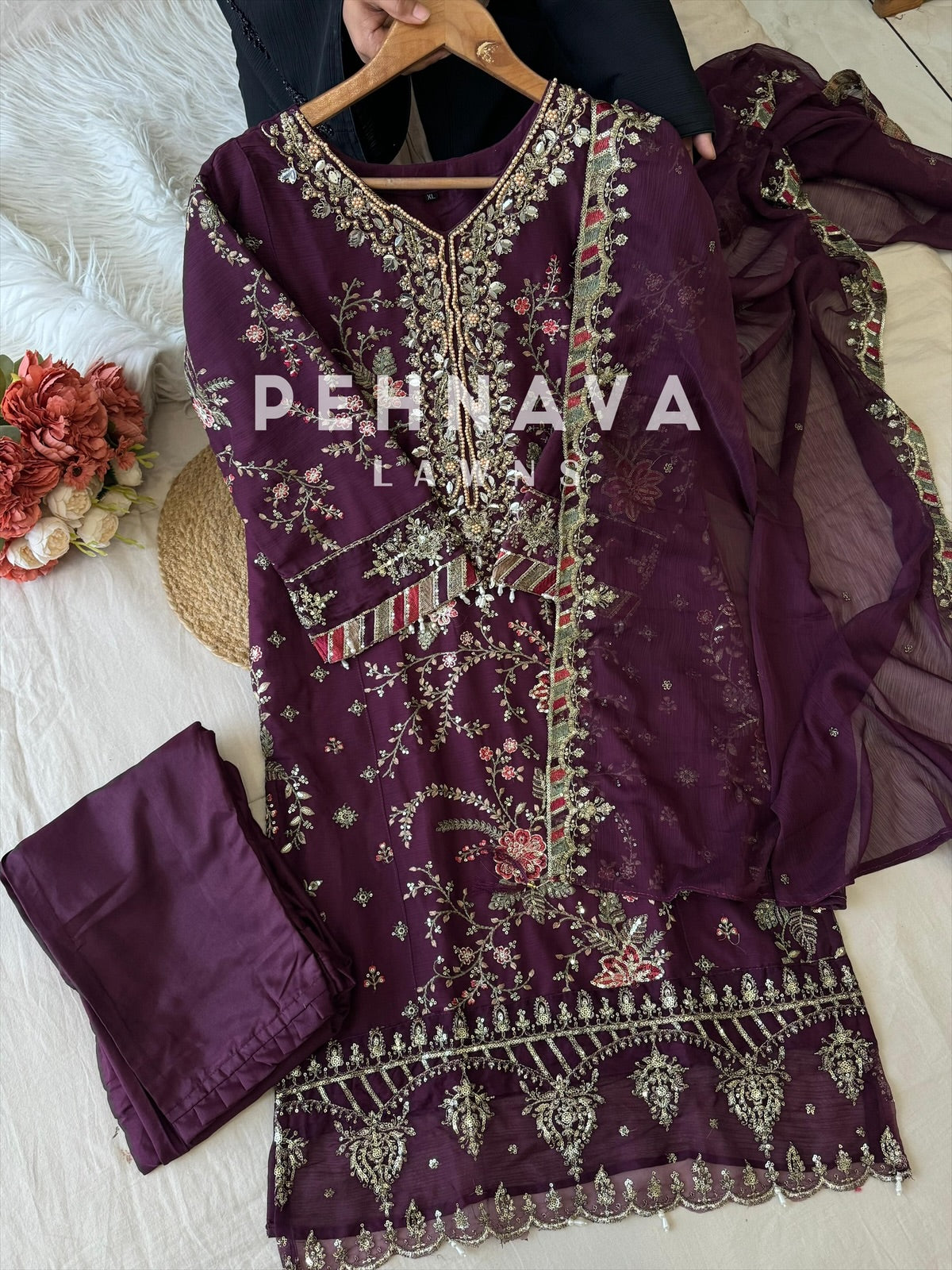 Pure Chiffon Pakistani Party wear