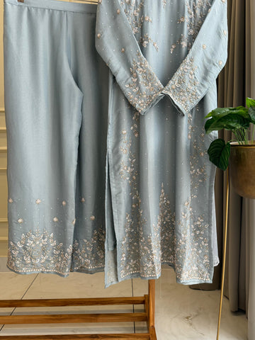 Tissue Handworked Salwar Kameez