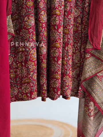 Block Print A-Line Suit Set