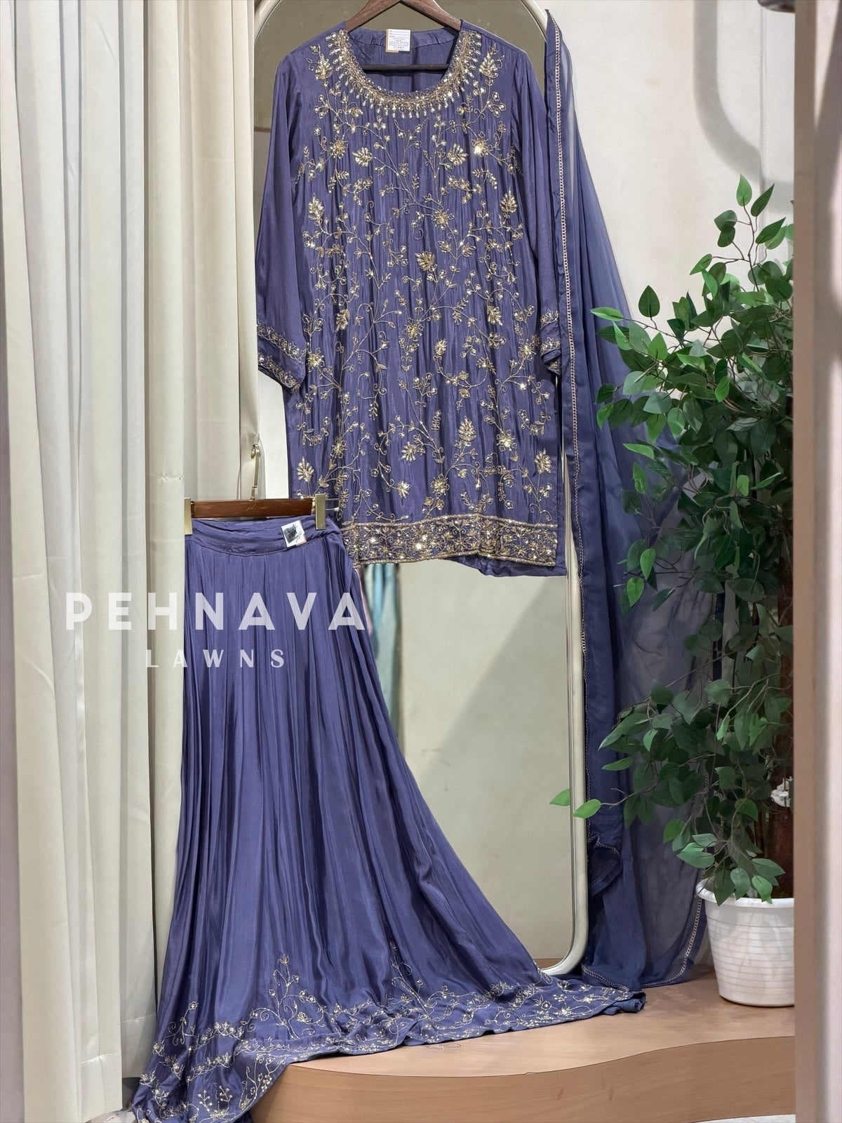 Premium  Handworked Skirt set