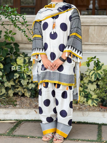 Polka Work Farshi Salwar