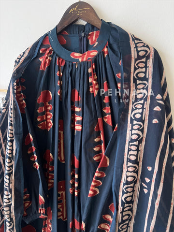 Classic Print Cotton Suit