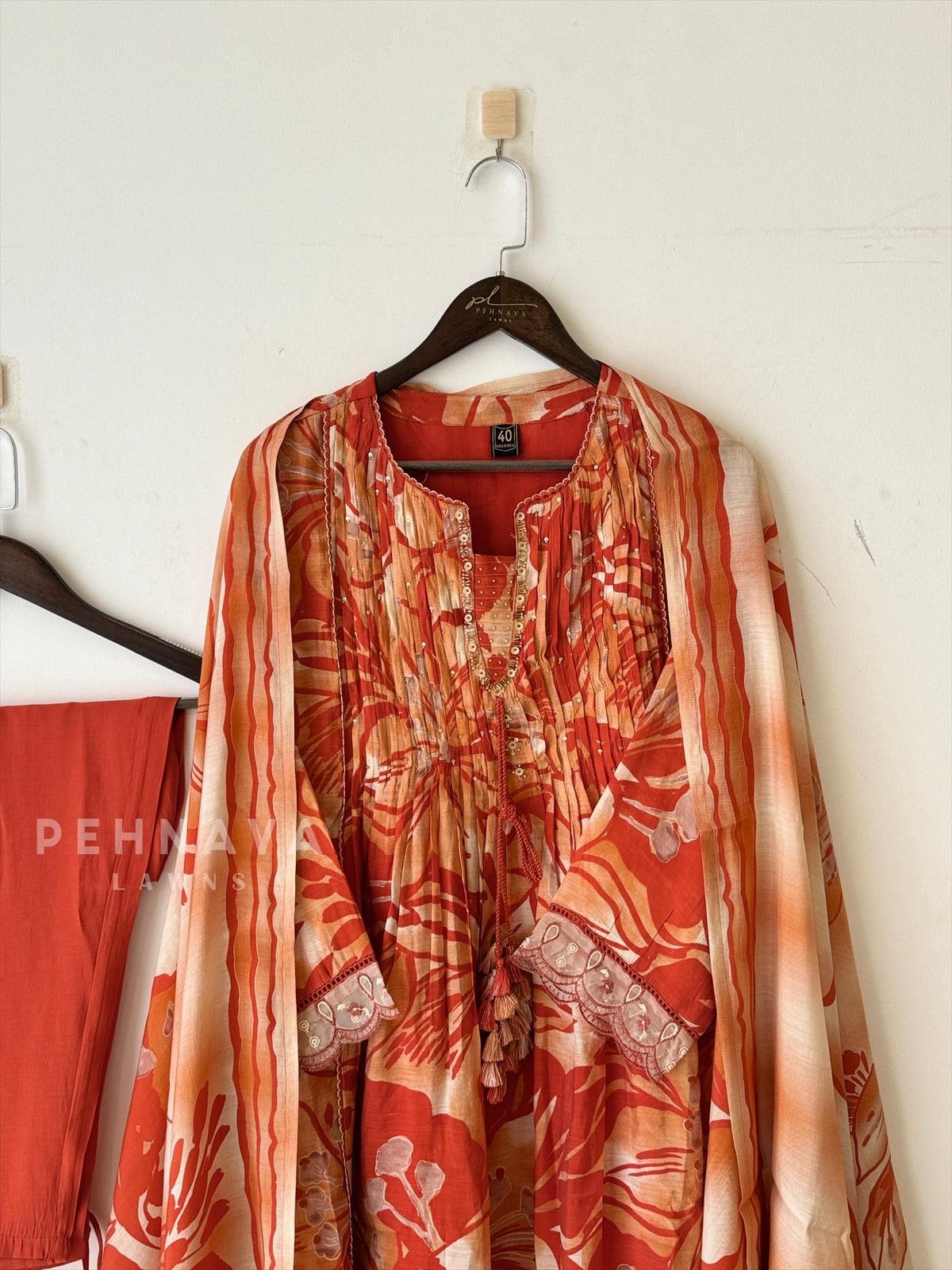 Floral Muslin Suit Set 3234 JJ11