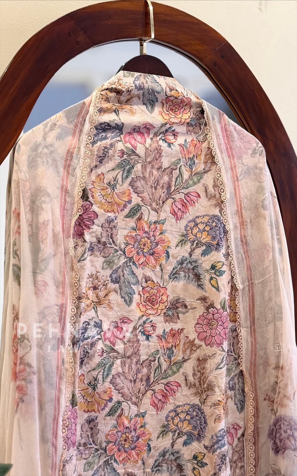 Floral Embroidered Unstitched Suit