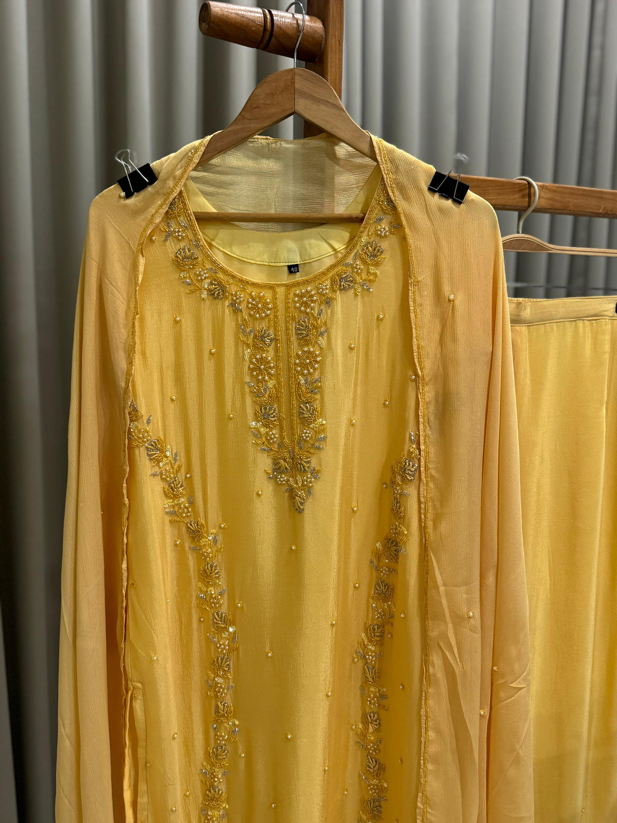 Heavy Handworked Chinnon Suit
