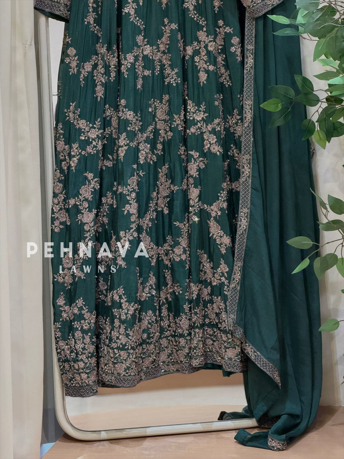 Heavy Embroidered Anarkali Attire