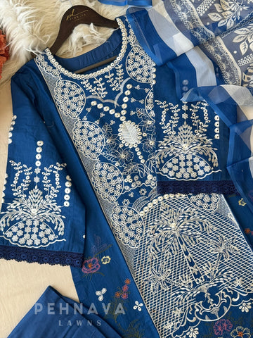 Floral Embroidered Suit Set-1662