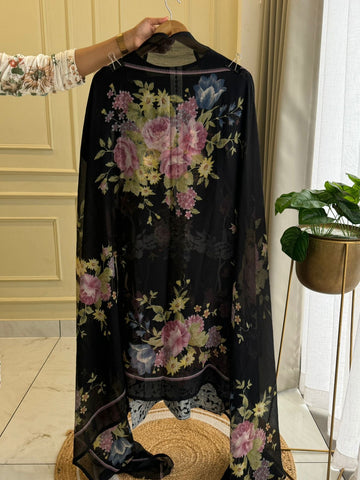 Black Printed Pakistani Salwar-5