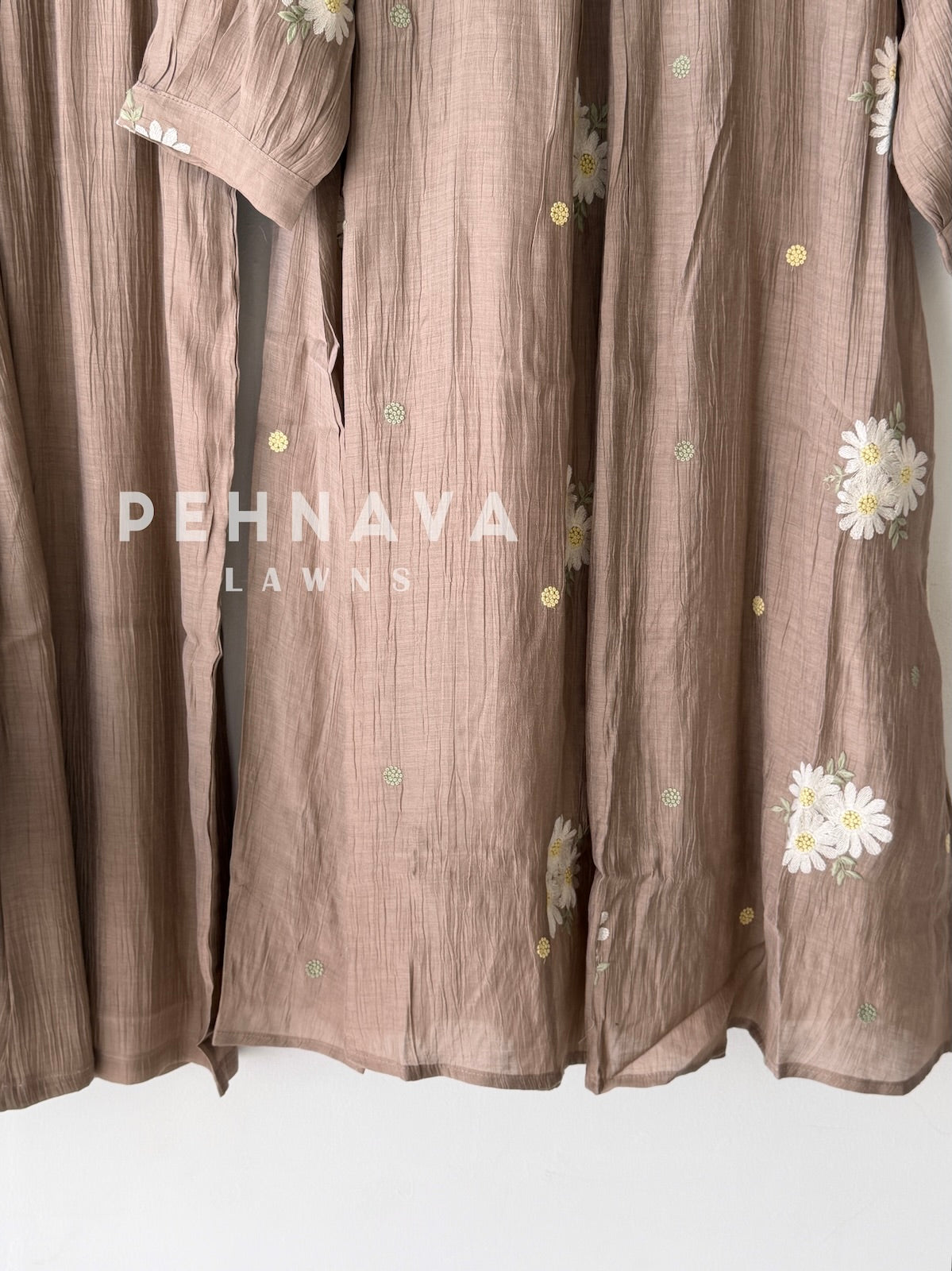 Floral Embroidered Imported Suit-2303