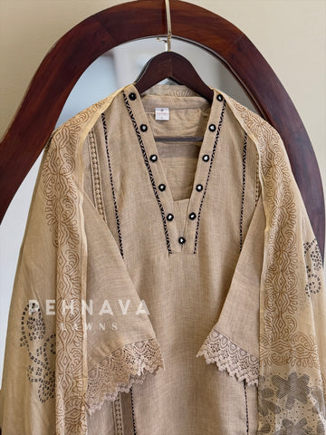 Panel Lace Suit Set 1491