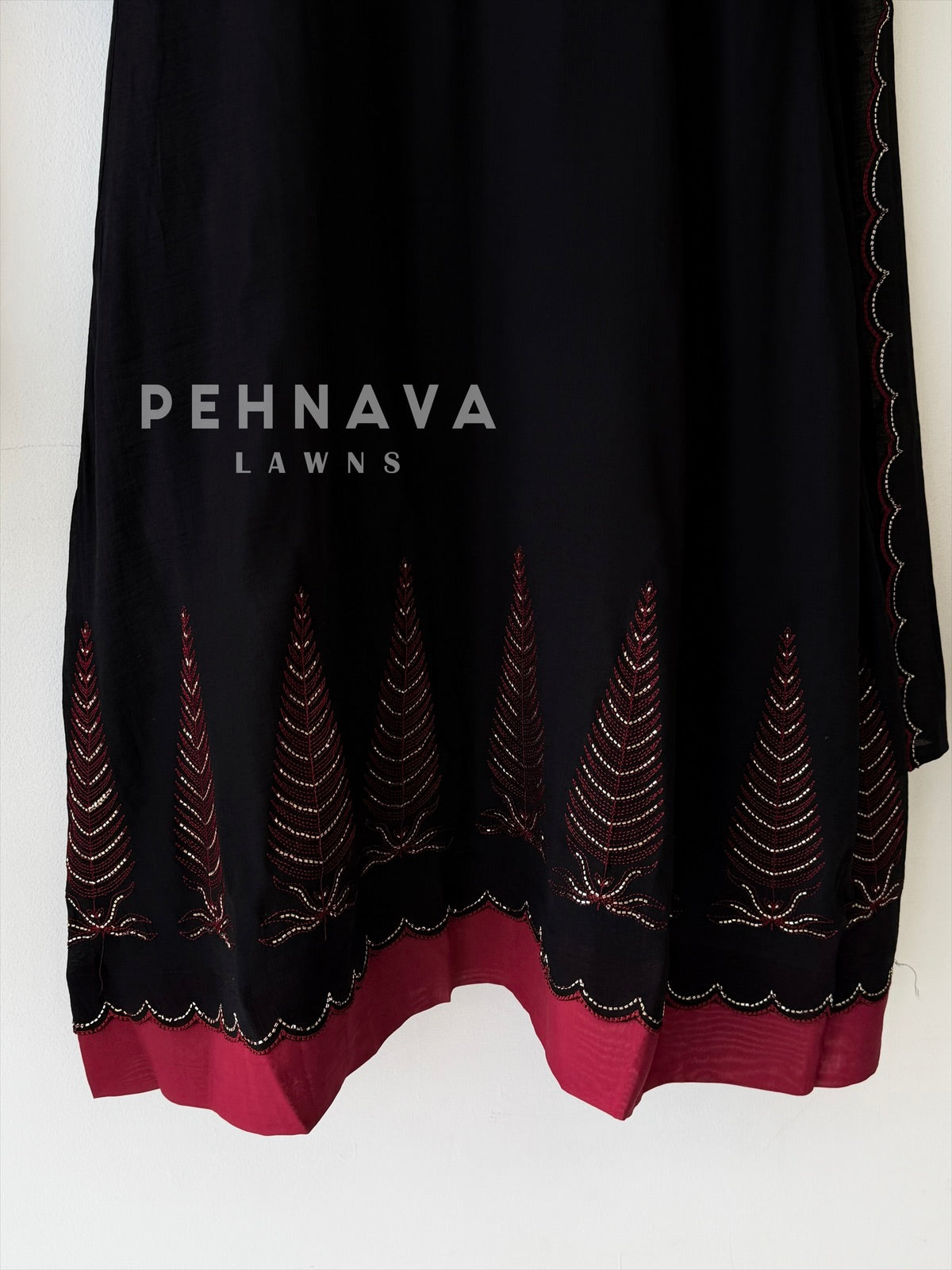 Embroidered Imported Three Piece Ensemble