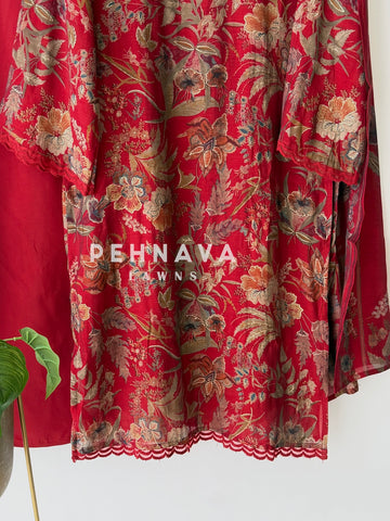 Floral Printed Three Piece Set