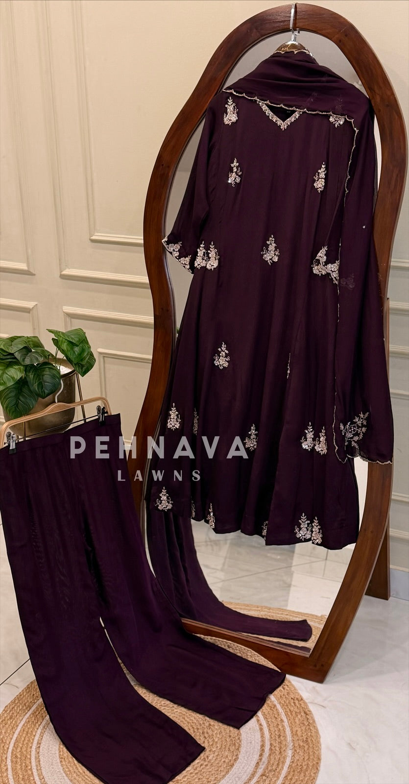 Handworked Anarkali Attire