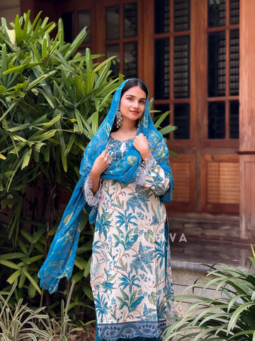 Signature Embroidered lawn Unstitched Suit 1549