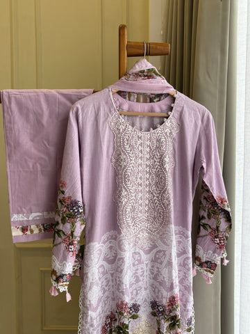 Floral Printed Pak-Suit-004