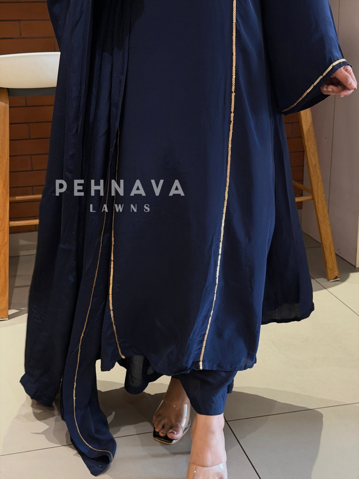 Panel Detailed Three Piece Ensemble 5032