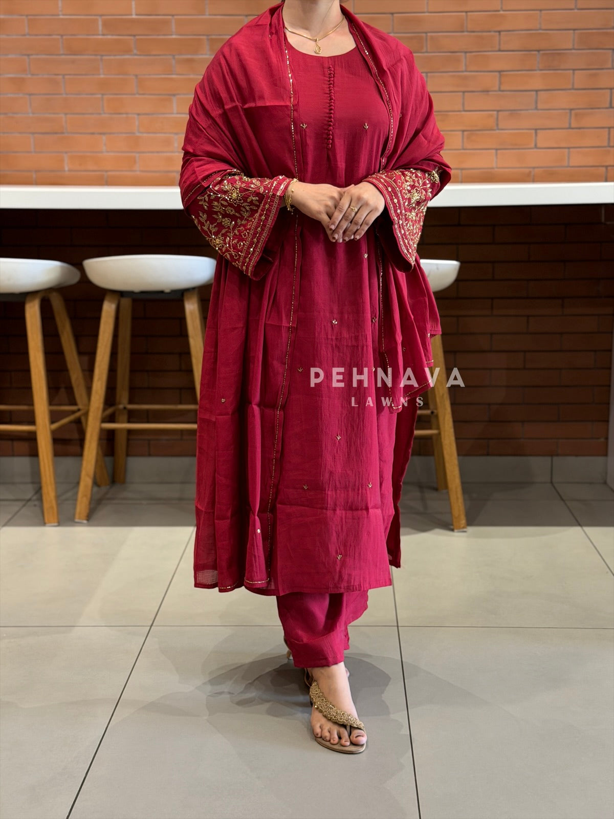 Handworked Three Piece Suit Set H-242