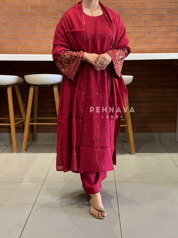 Handworked Three Piece Suit Set H-242