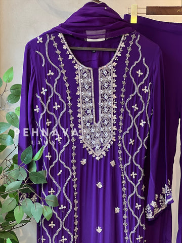 Heavily Handworked bottom with Pure Chiffon Dupata