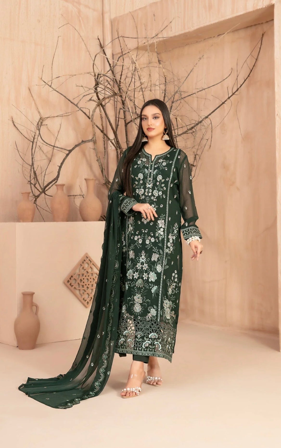 Tawakkal Afsanay Premium Semi Stitched Suit D-4907