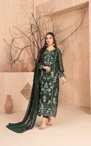 Tawakkal Afsanay Premium Semi Stitched Suit D-4907