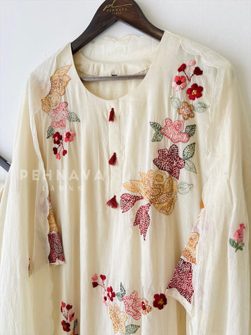 Multi Thread Embroidered Suit