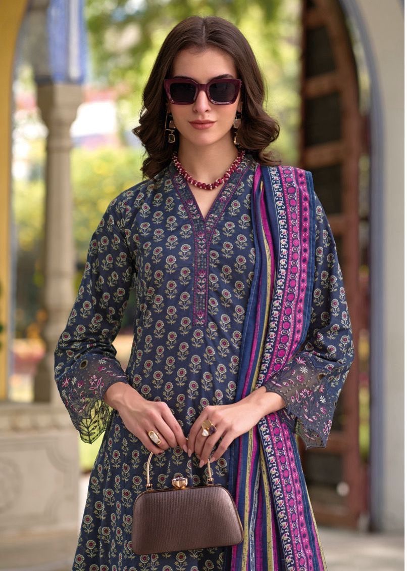 Modern Cutwork Suit-1001