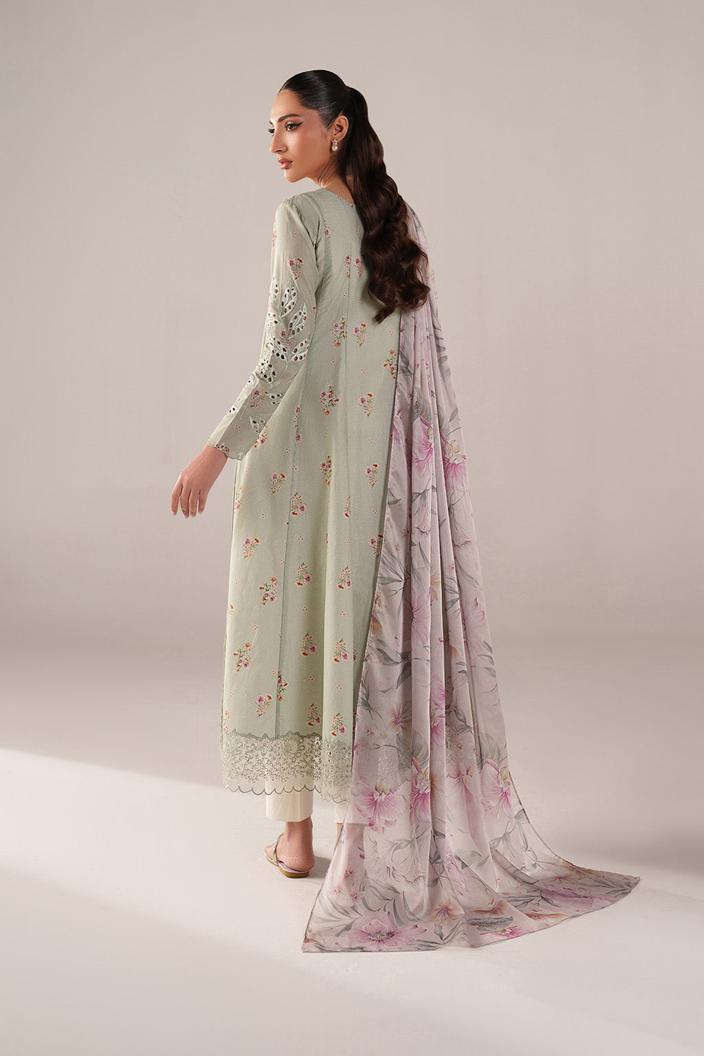 IZNIK Embroidered Printed Lawn SS-03 - Pehnava Lawns