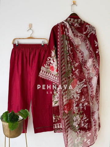 Signature Embroidered Unstitched Suit 1369A