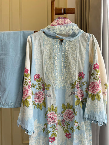 Trendy Pakistani Casual suit-4572