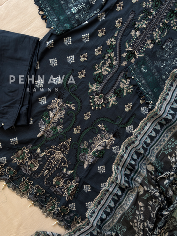 Printed Embroidered Ready to Wear Suit-2102