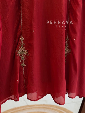 Handworked Panel Suit Set