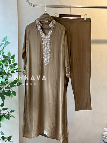 Premium hand worked sharara suit