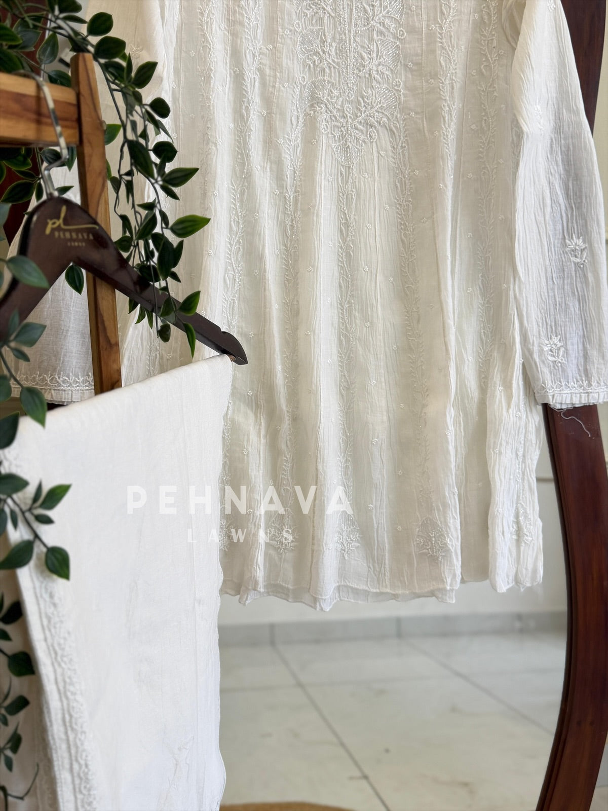 Premium Chikankari Semi-Stitched Suit
