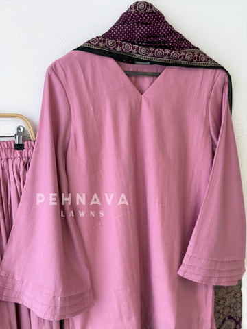 Farshi Shalwar Set with Printed Dupatta B269