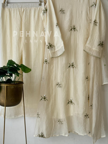 Imported Fabric A-line Suit - Pehnava Lawns