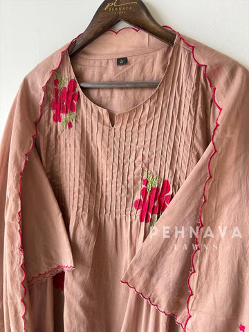 Cotton Floral Embroidered Suit-15441 - Pehnava Lawns