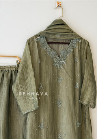 Tissue Handworked Three Piece Suit 8934