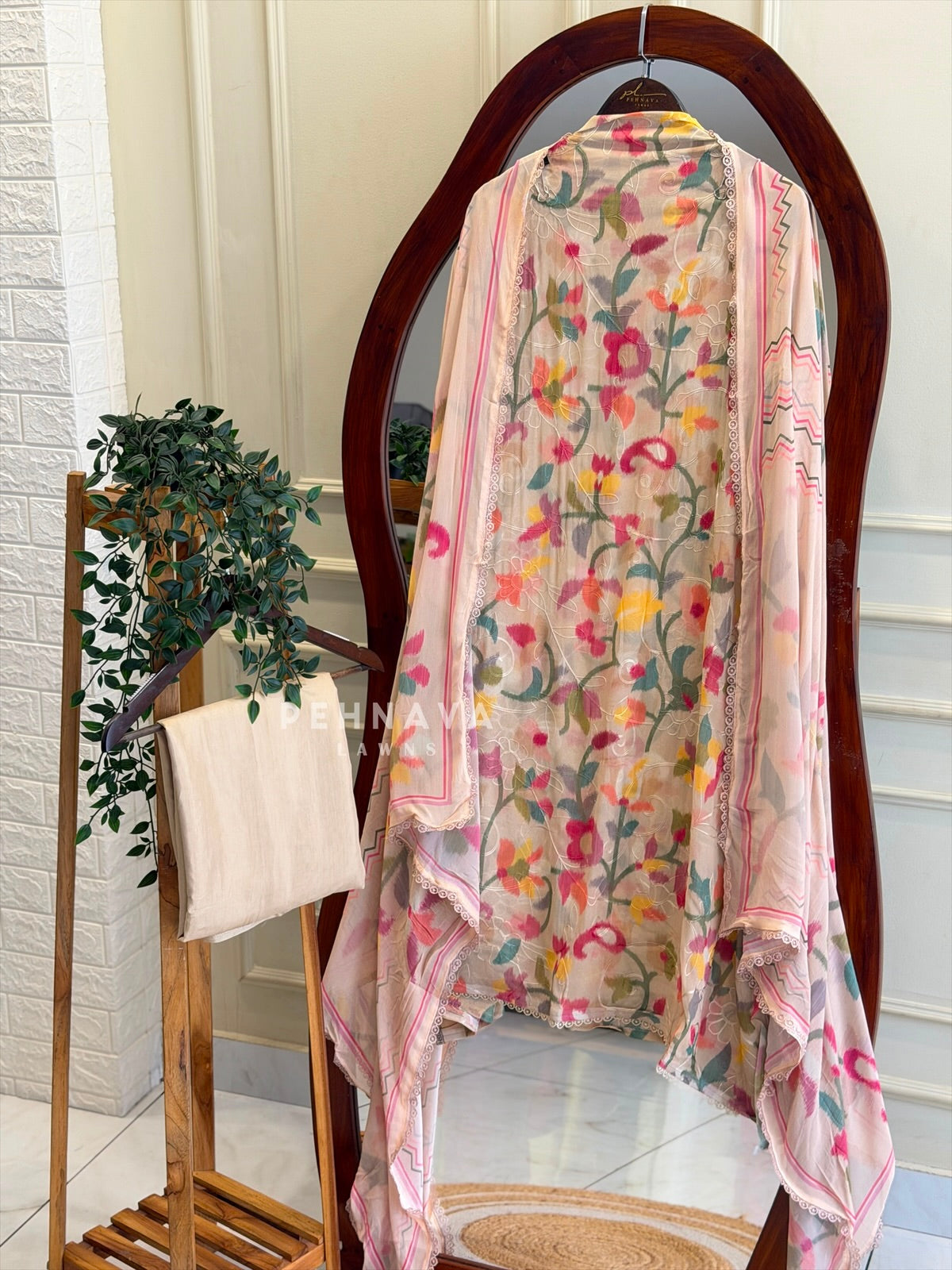 Floral Embroidered Georgette Suit