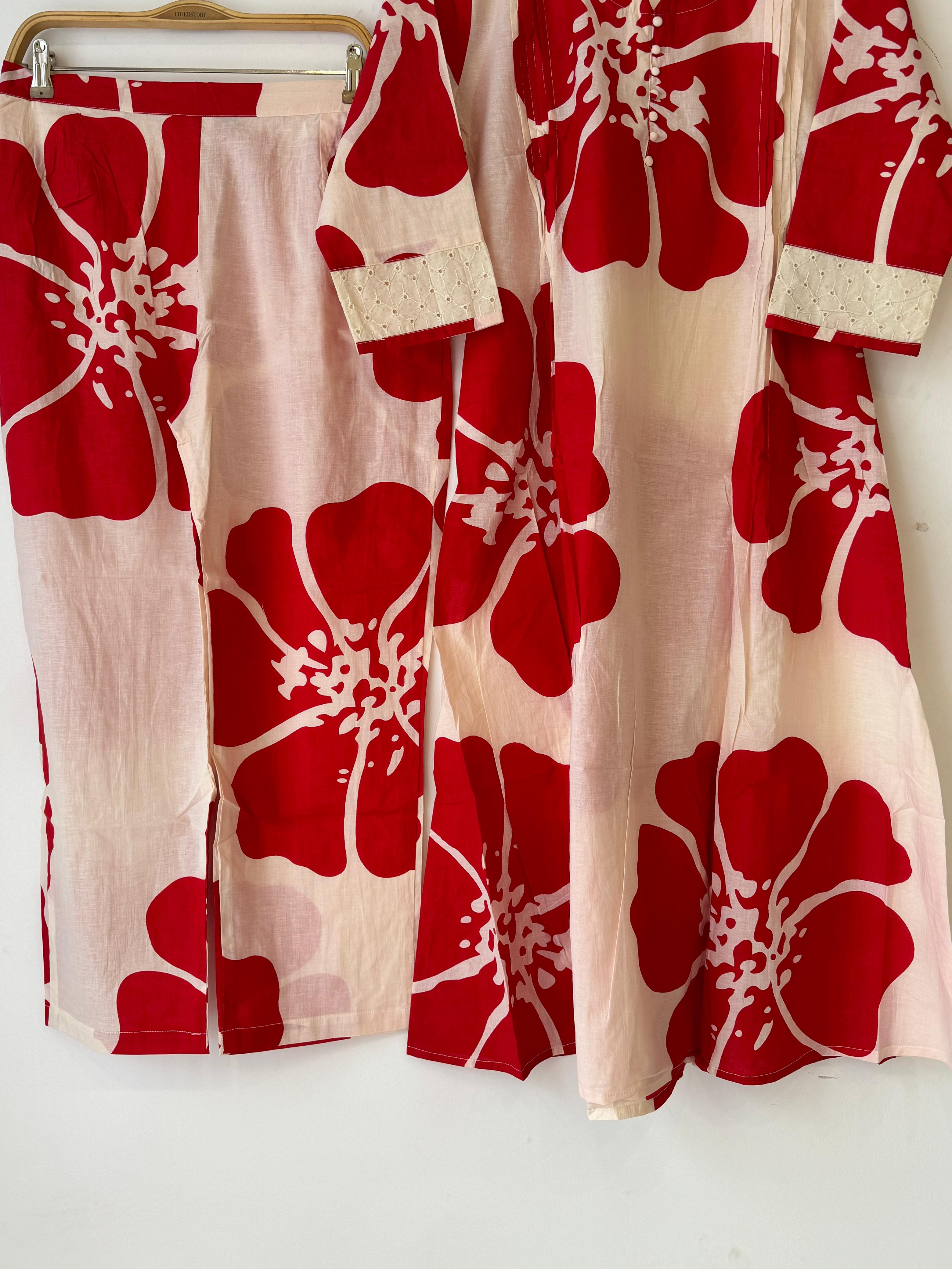 Pure cotton 2 peice co-od suit 9010