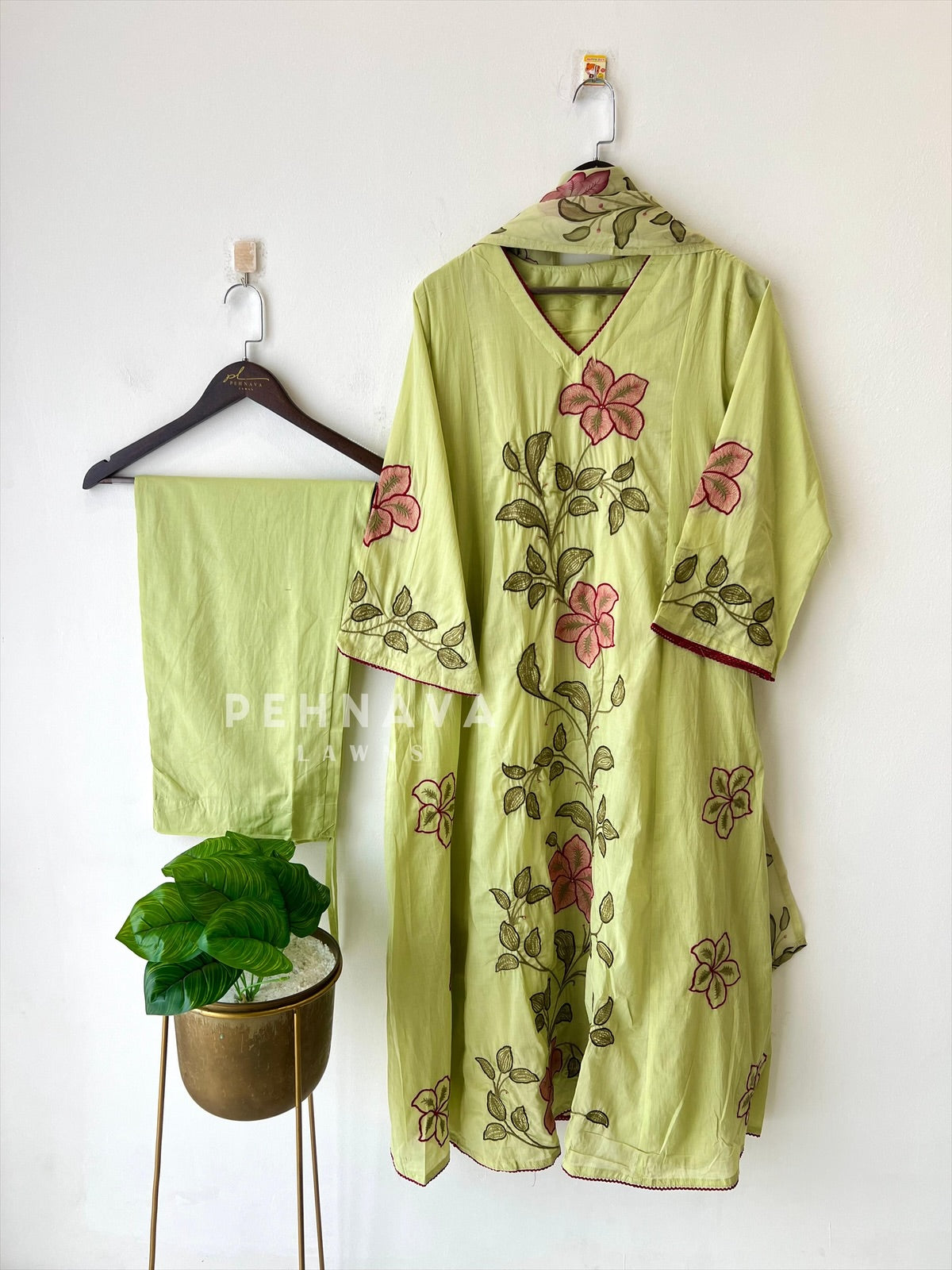 Cotton Embroiders Ensemble