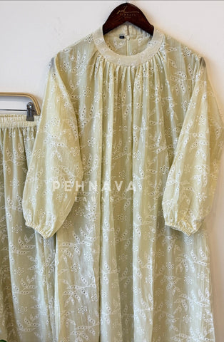 Soft Floral Embroidery Set-4192