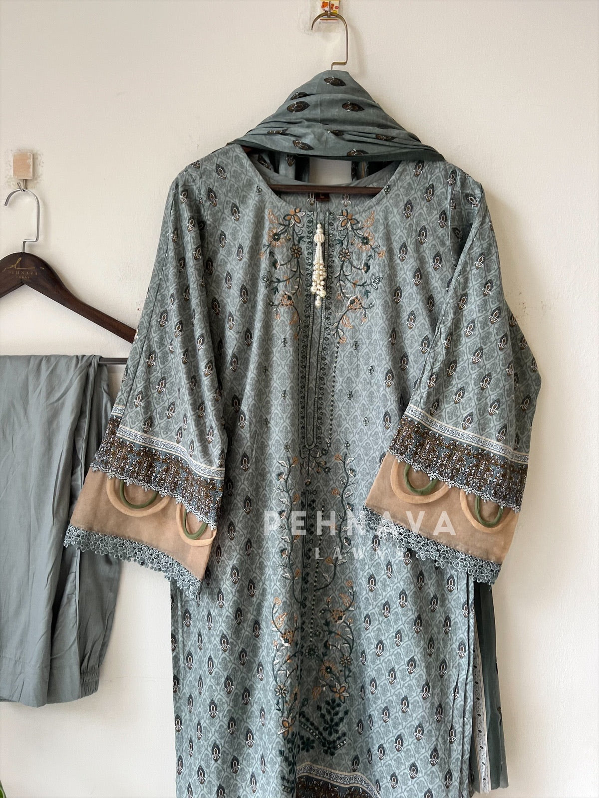 Embroidered Casual Ready To Wear Suit-21005-6
